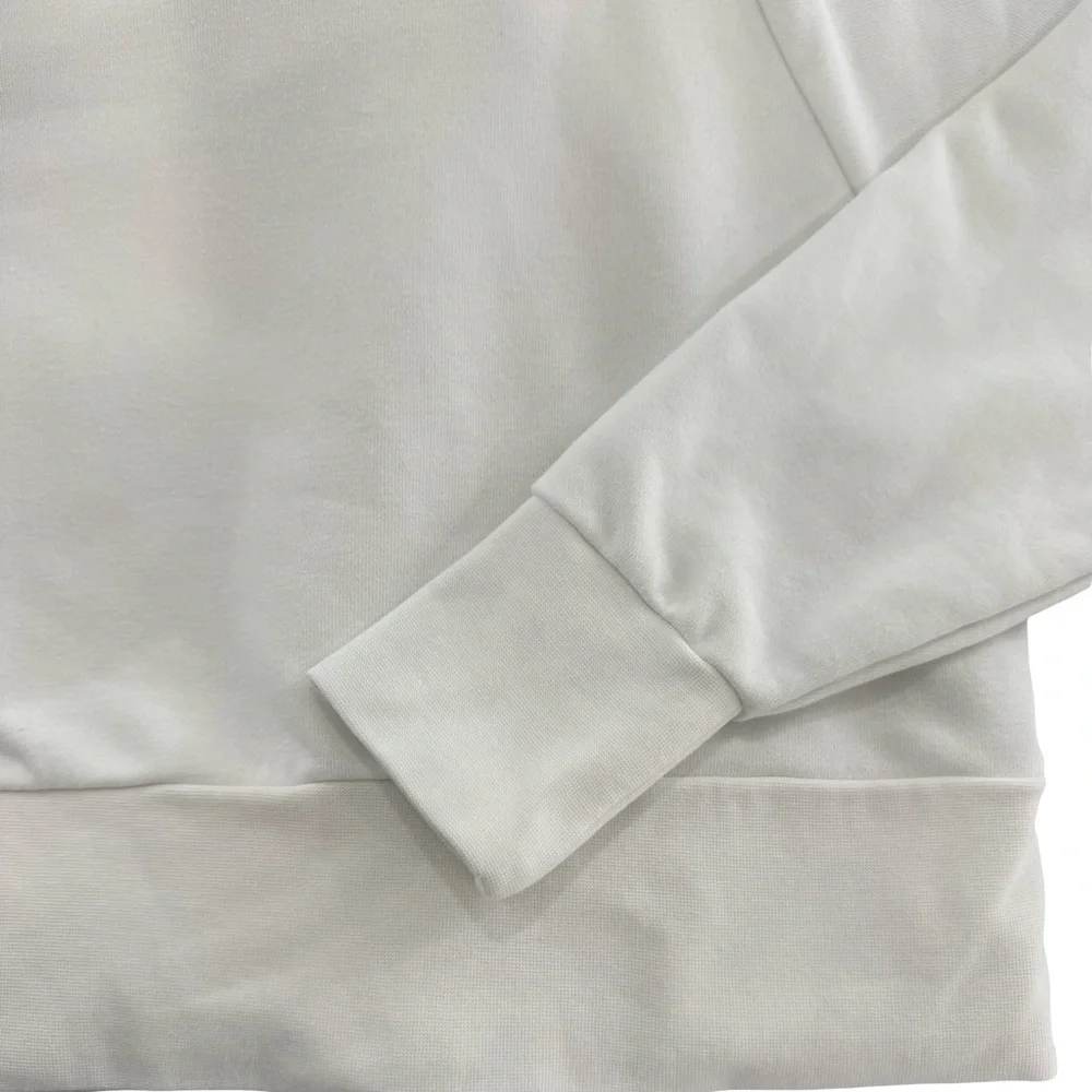 Nike women Dri-FIT Versa cropped cutout back sweatshirt embossed logo Size S - Picture 8 of 9